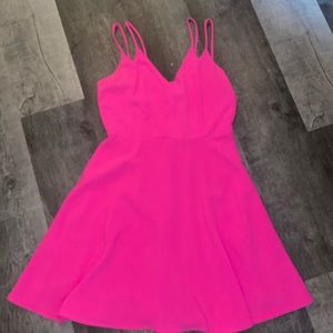 Size medium hot pink dress